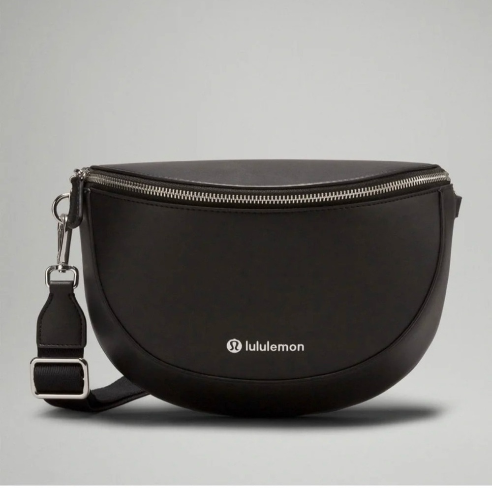 Lululemon Black Half-Moon Bag